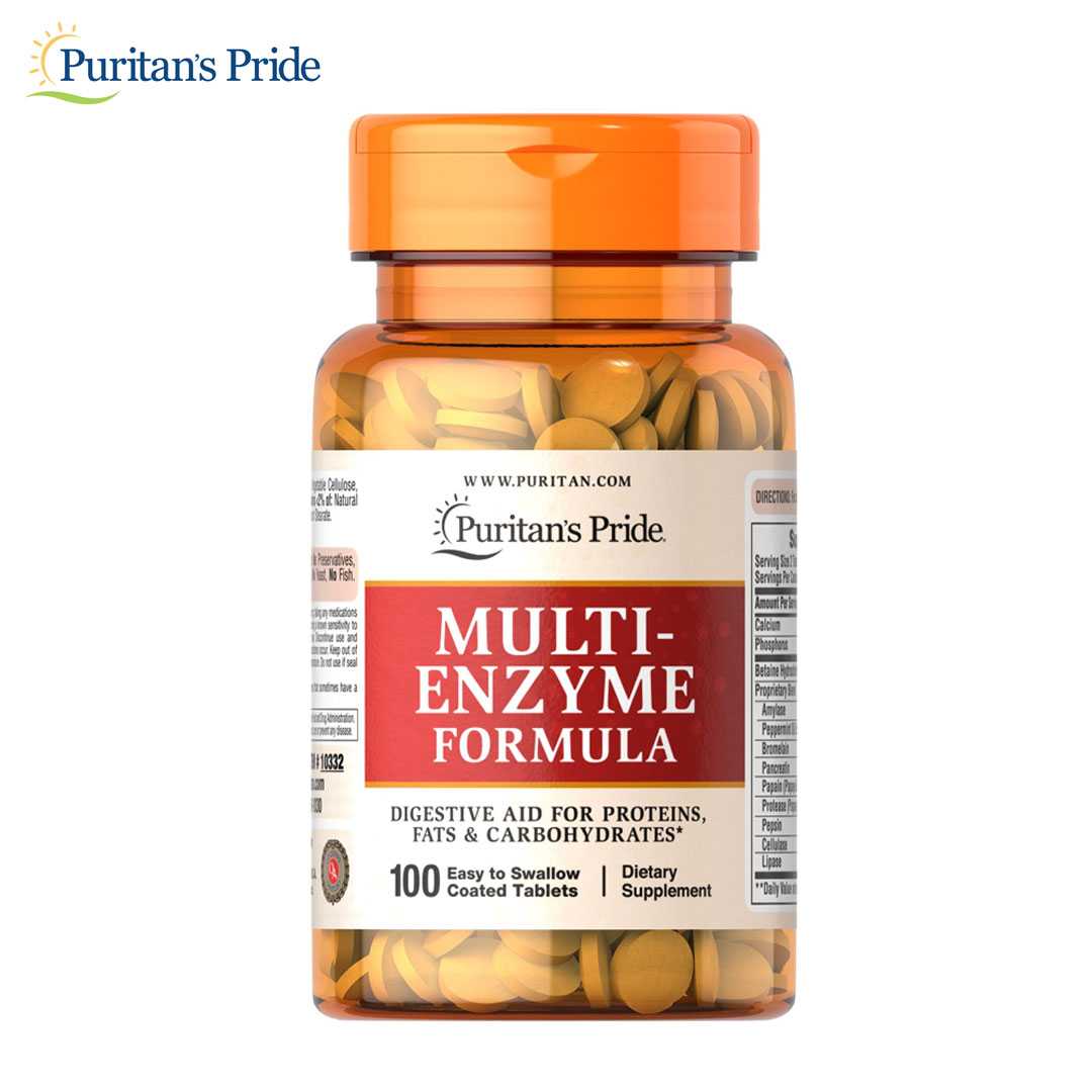 เอนไซม์ช่วยย่อย Puritan's Pride Multi Enzyme/ 100 Tablets