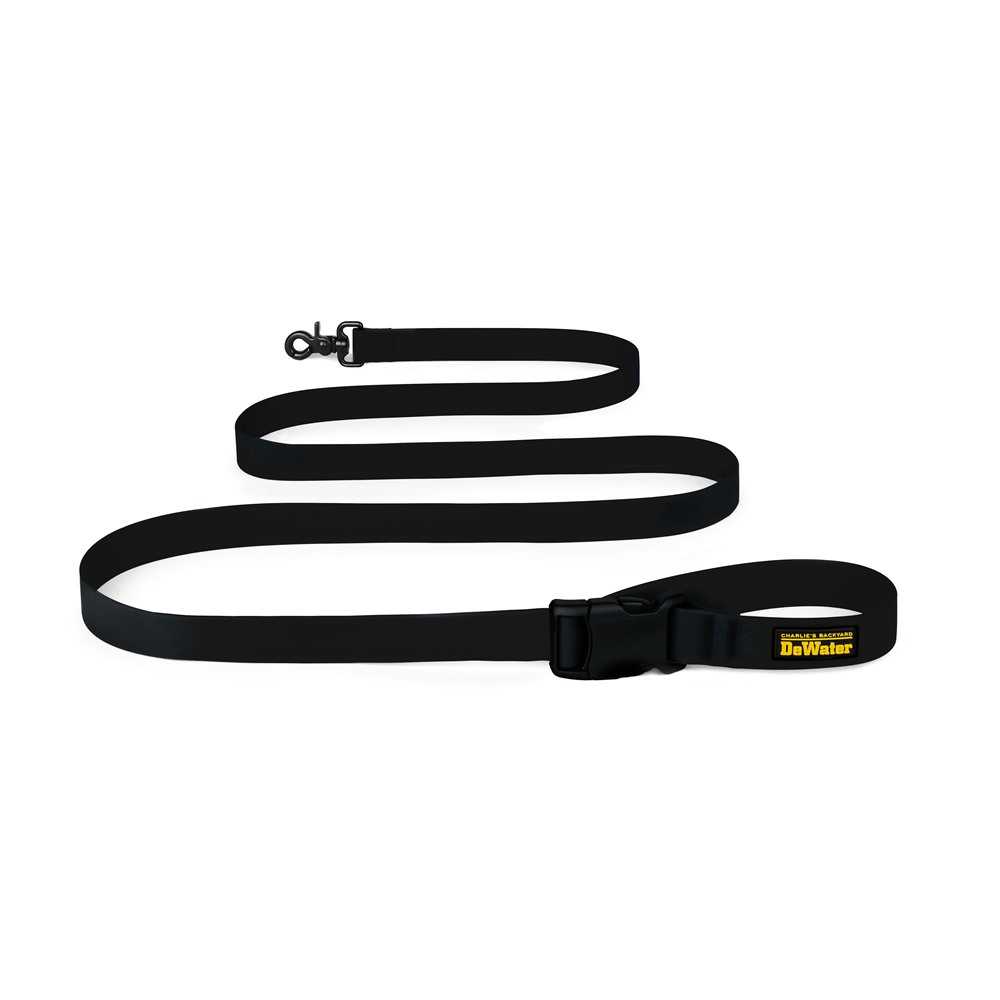 Charlie's Backyard DeWater  LEASH / BLACK (1.8 M)