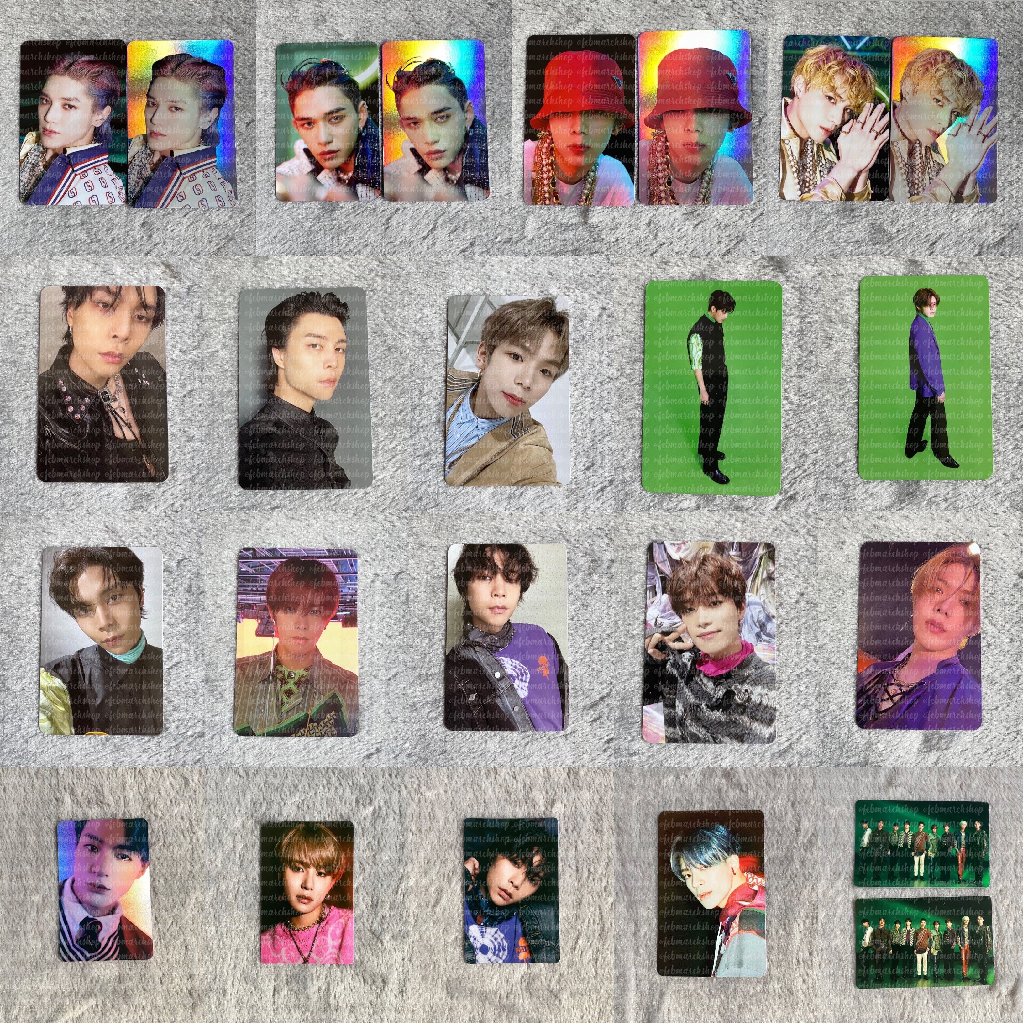 พร้อมส่ง การ์ด nct แทยง จอห์นนี่ แทอิล ยูตะ โชทาโร่ ลูคัส เซียวจวิ้น จองอู เจโน่ 