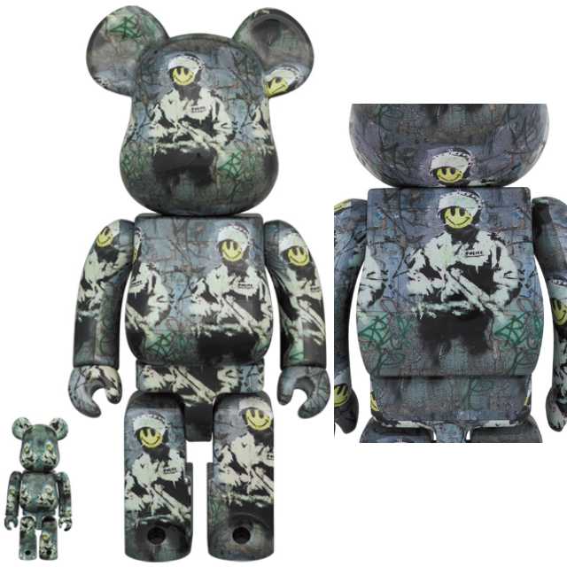 Be@rbrick Riot Cop 400% + 100%