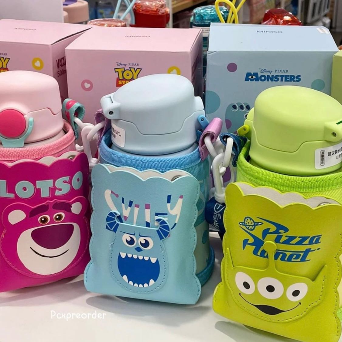 [Pre] กระบอกน้ำกรีนแมน/บัซไลท์เยีย/lotso/ซัลลี่