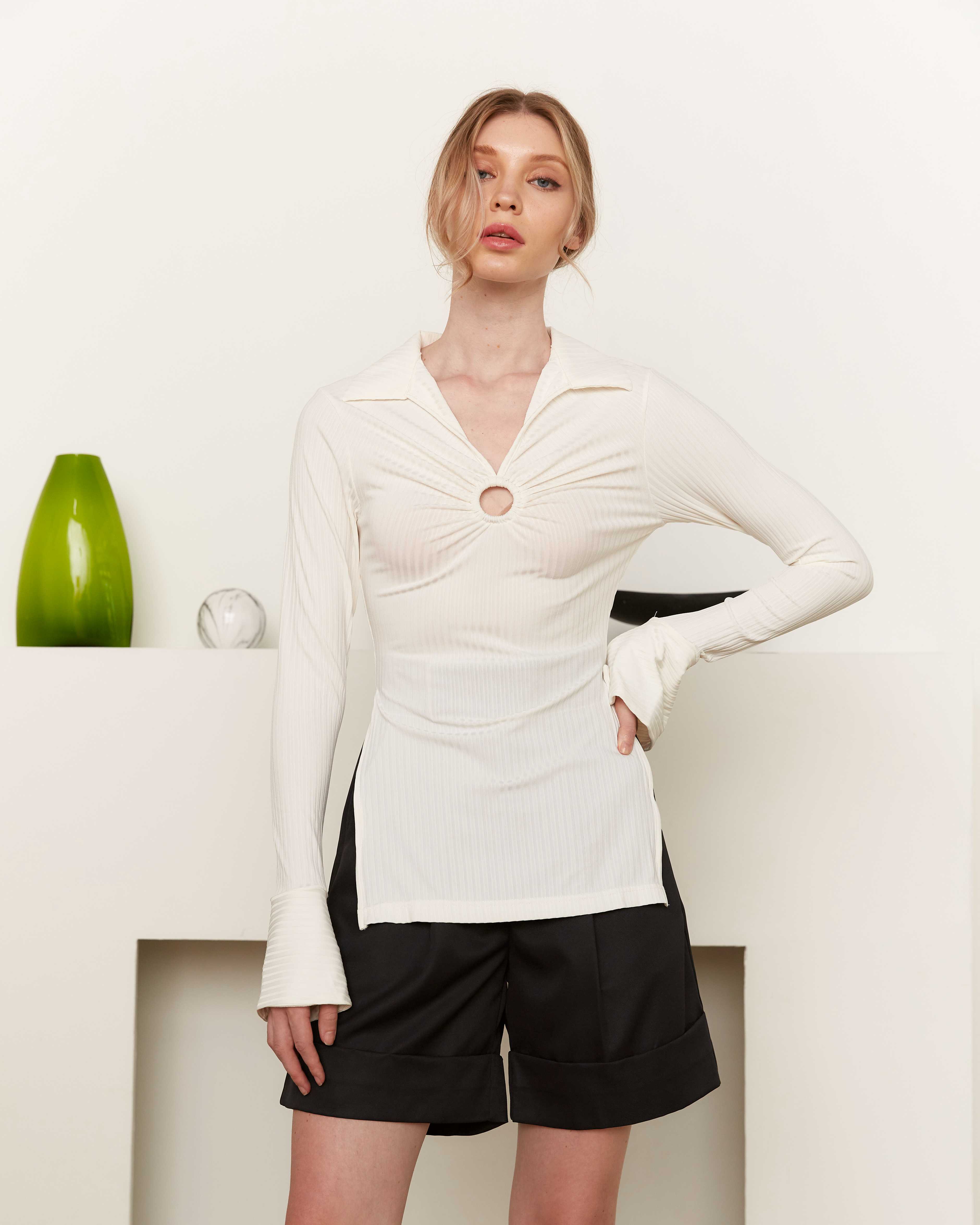 LUNNE RAY TOP WHITE