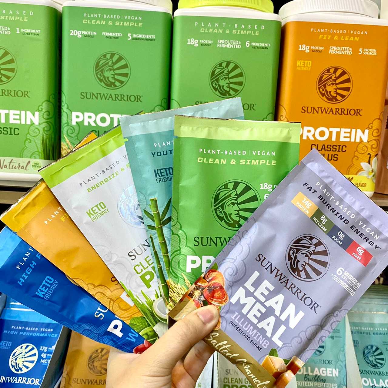 Sunwarrior plant proteins  sachet 25g