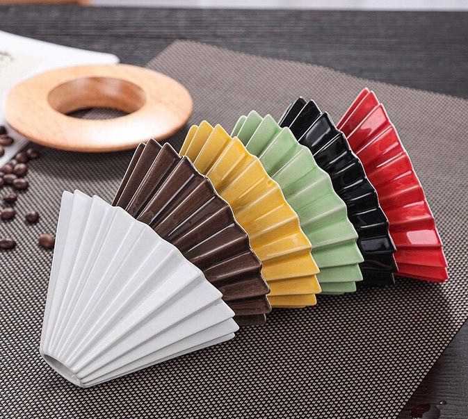 ORIGAMI Ceramic Coffee Dripper V60 Filter Cup S / M ดริปเปอร์