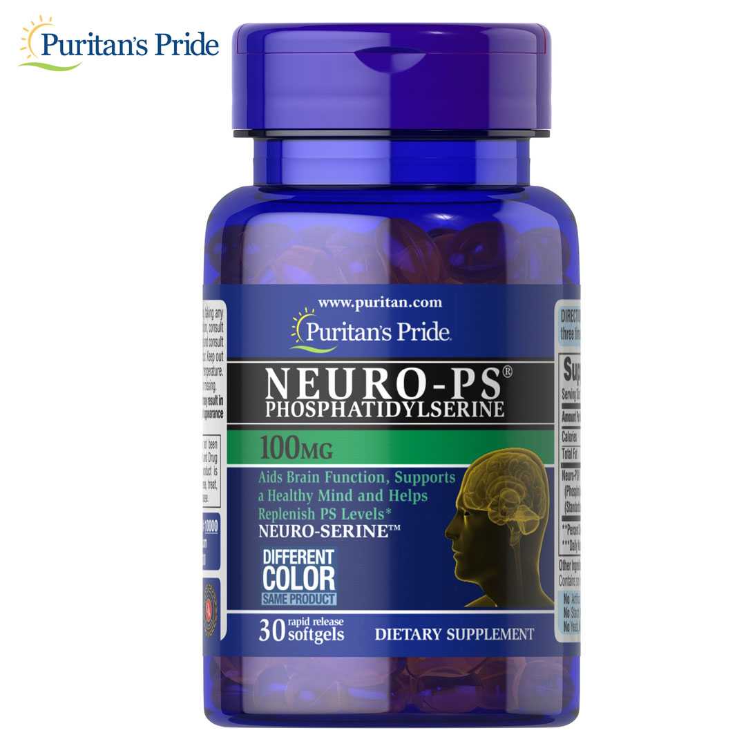 Puritan's Pride Neuro-PS 100 mg (Phosphatidylserine) 30 Softgels