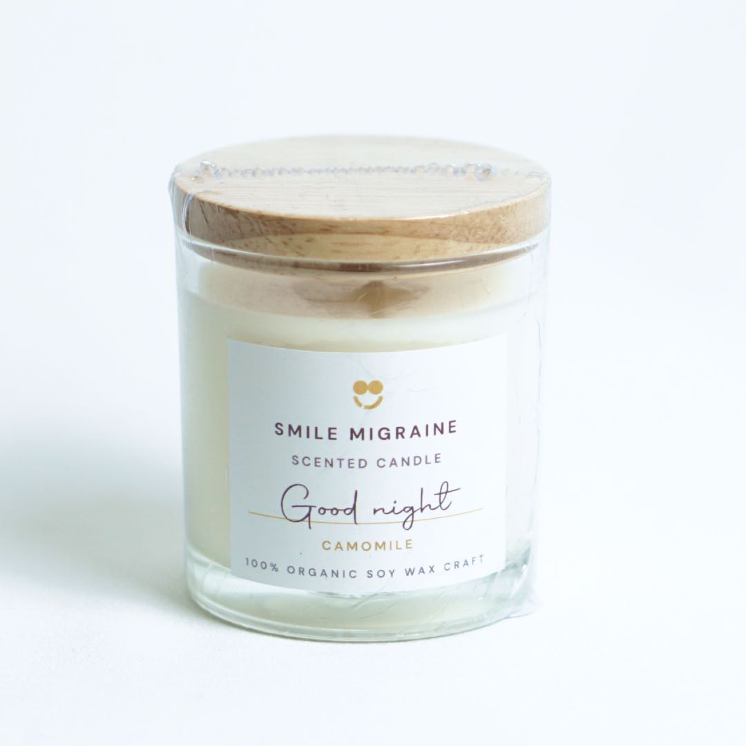 รูปสินค้า Smile Migraine Scented Candle 100% Soy Wax blend เทียนหอมออแกนิค จากไขถั่วเหลือง รูปที่ 4