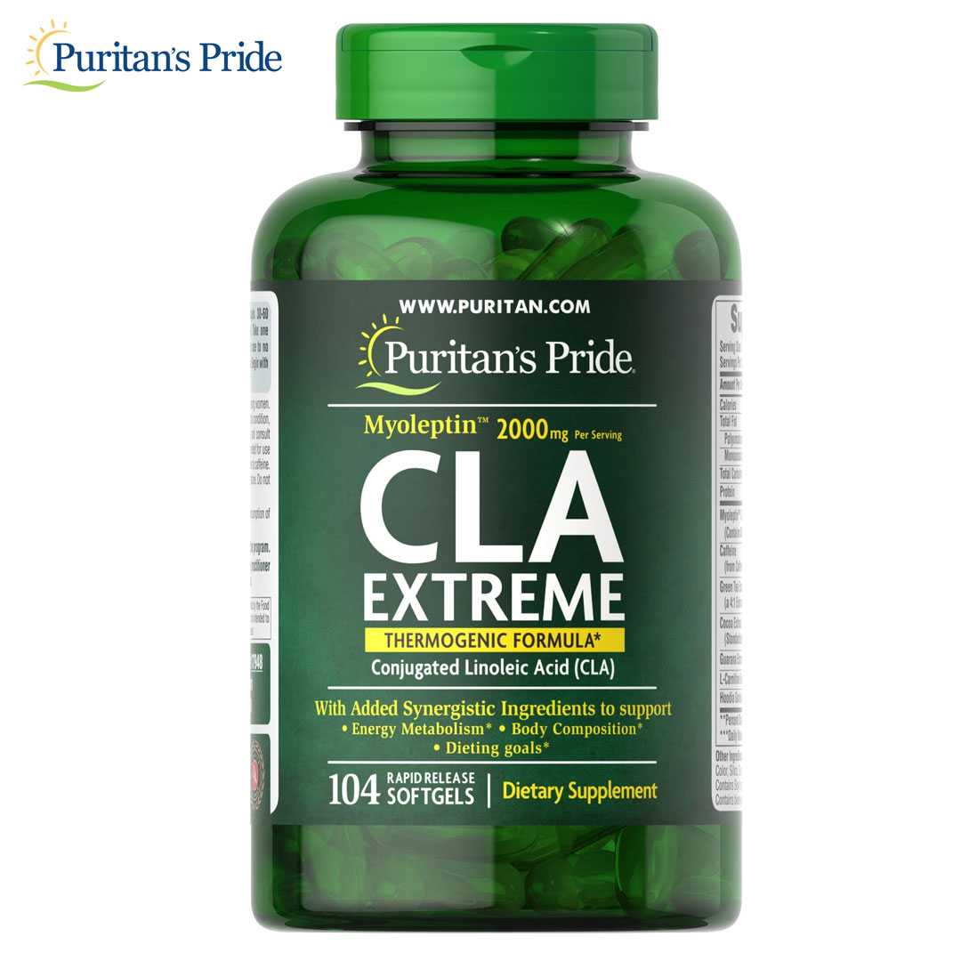 Puritan's Pride Myoleptin CLA Extreme 104 Softgels
