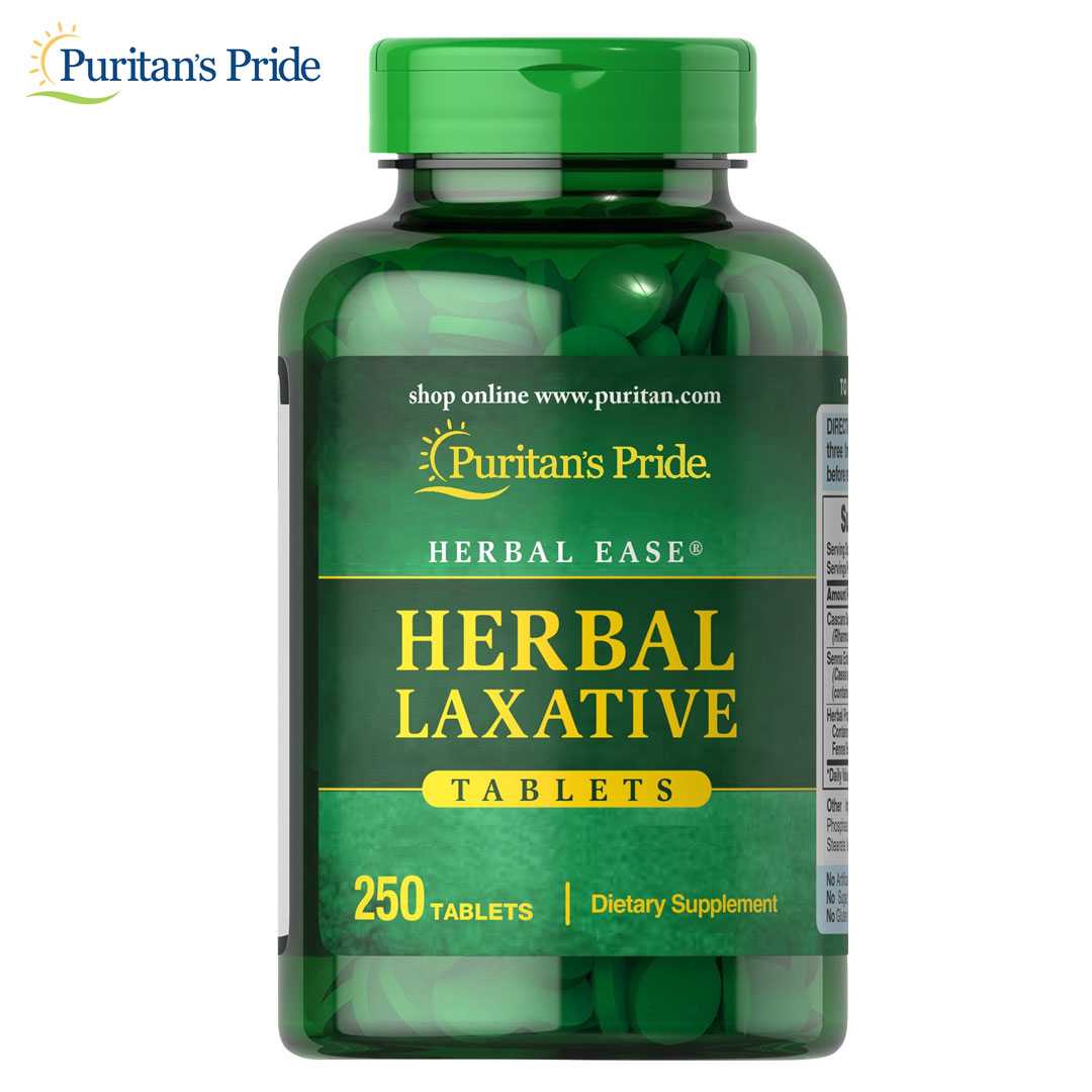 ดีท็อกซ์ Puritan's Pride Herbal Laxative 250 Tablets