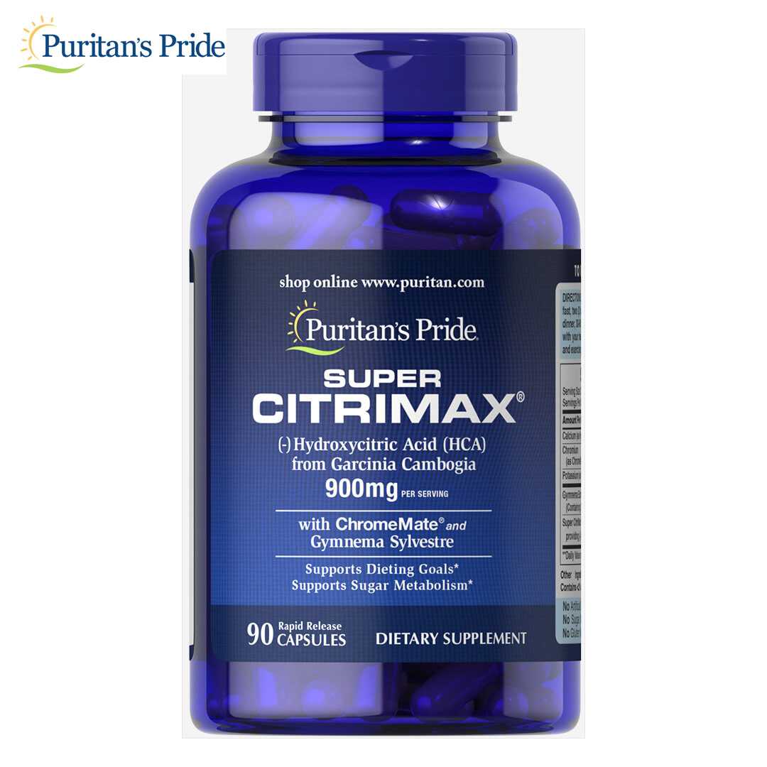 Puritan’s Pride Super Citrimax Garcinia Cambogia 90 Capsules
