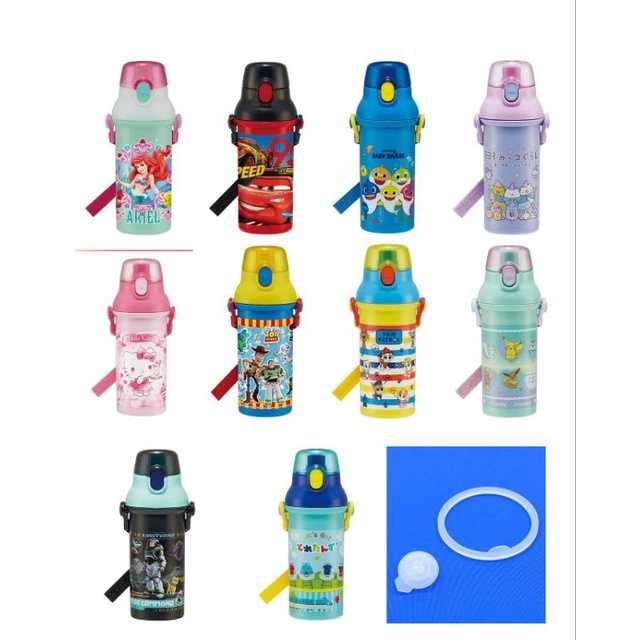 Skater Antibacterial direct drink plastic water bottle กระติกน้ำเด็กยกดื่ม ขนาด 480ml