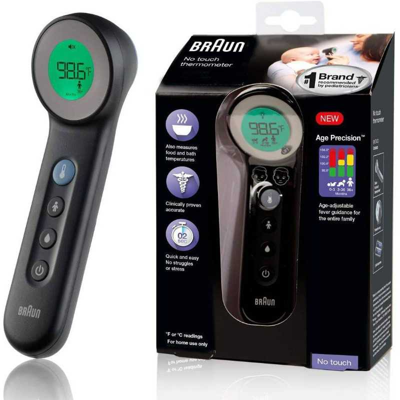 Braun 3-in-1 No Touch Thermometer เทอร์โมมิเตอร์วัดไข้