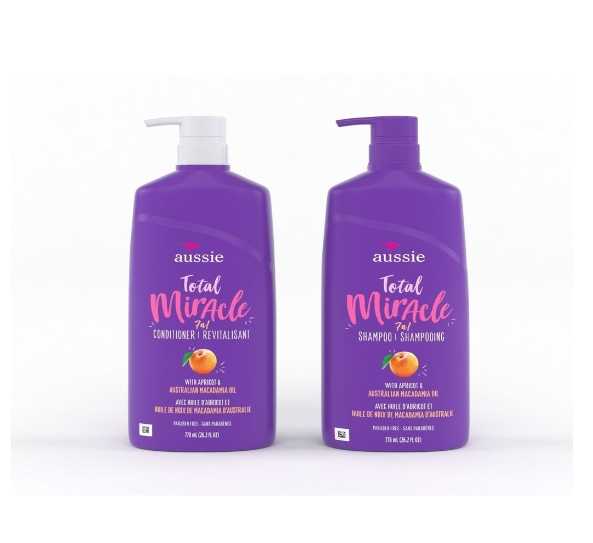 Aussie Total Miracle 7 n 1 Shampoo & conditioner ขนาด 778 ml. แชมพู และครีมนวดผม
