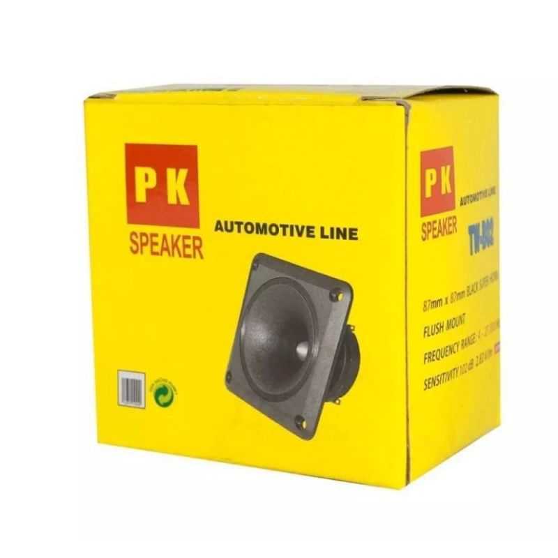 ปากเป็ด ฮอนดอกลำโพงทวิสเตอร์ ดอกเสียงแหลมรุ่นPK TW-B02 3.5นิ้ว150Wแหลมแจ่มชัดเจนไม่อื้อของแท้บริษัท