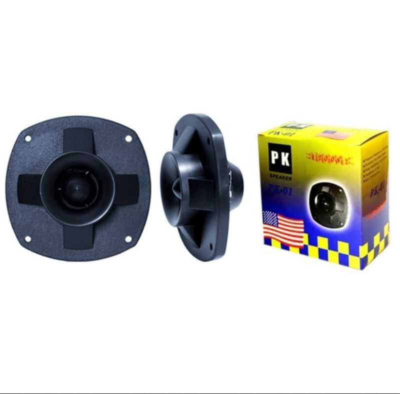 ดอกลำโพงทวิสเตอร์ ดอกเสียงแหลม รุ่นPK01 4นิ้ว200W สีดำขับเสียงแหลมแจ่มชัดเจนไม่อื้อของแท้บริษัท