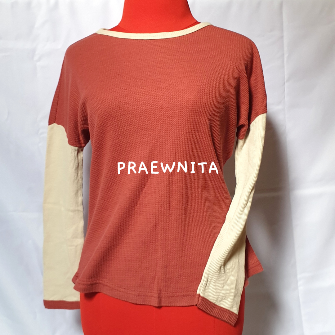 (อ่านก่อนซื้อ) เสื้อมือสอง เสื้อgilt fada เสื้อแขนยว เสื้อสีแดง