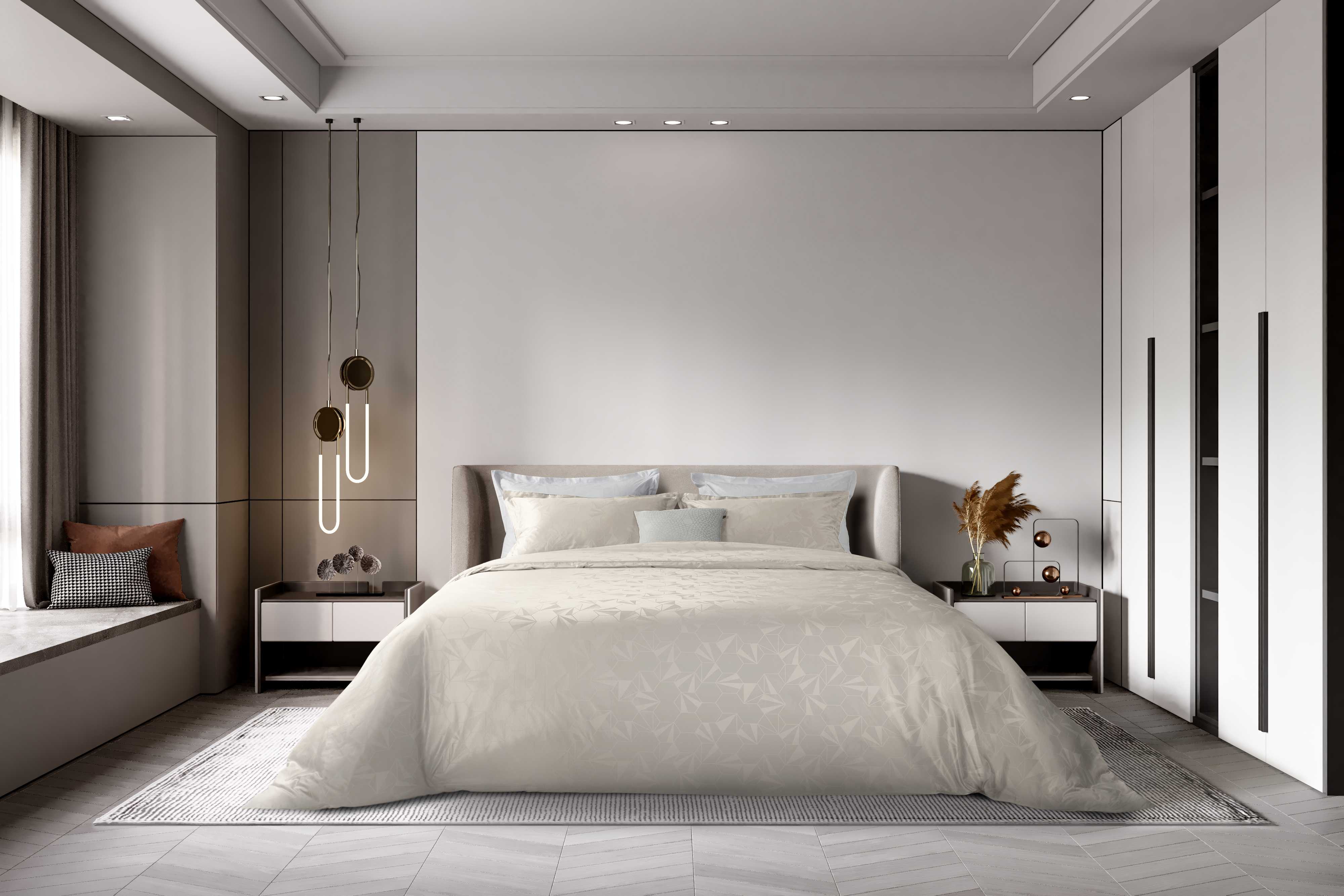 ชุดผ้าปูที่นอนรัดมุม ขนาด 5 ฟุต  SPACE DIAMOND Collection 650 Series