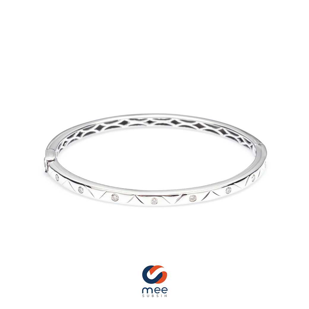 กำไลเพชร 0.24 กะรัต น้ำ 97 | Diamonds Bangle [BG220007]