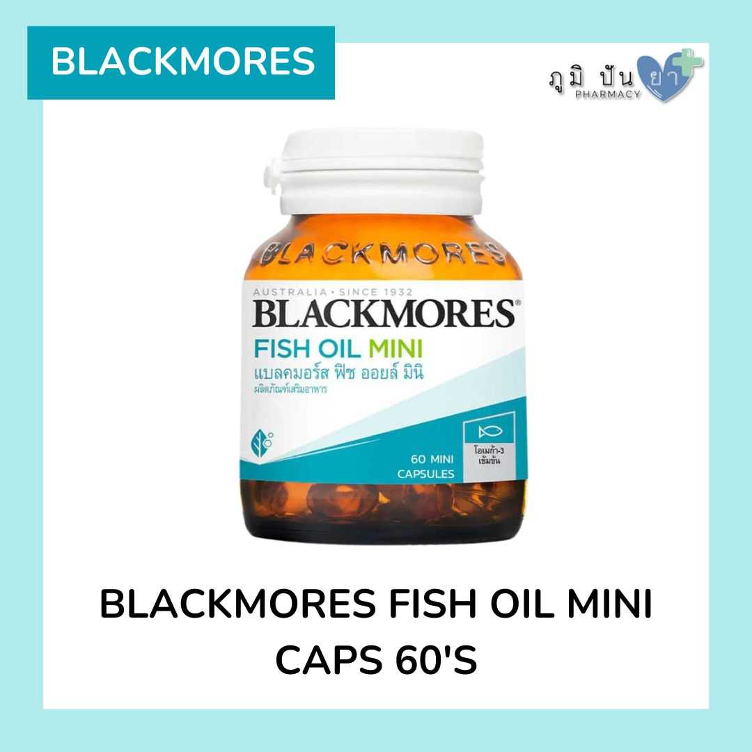 BLACKMORES FISH OIL MINI CAPS 60's