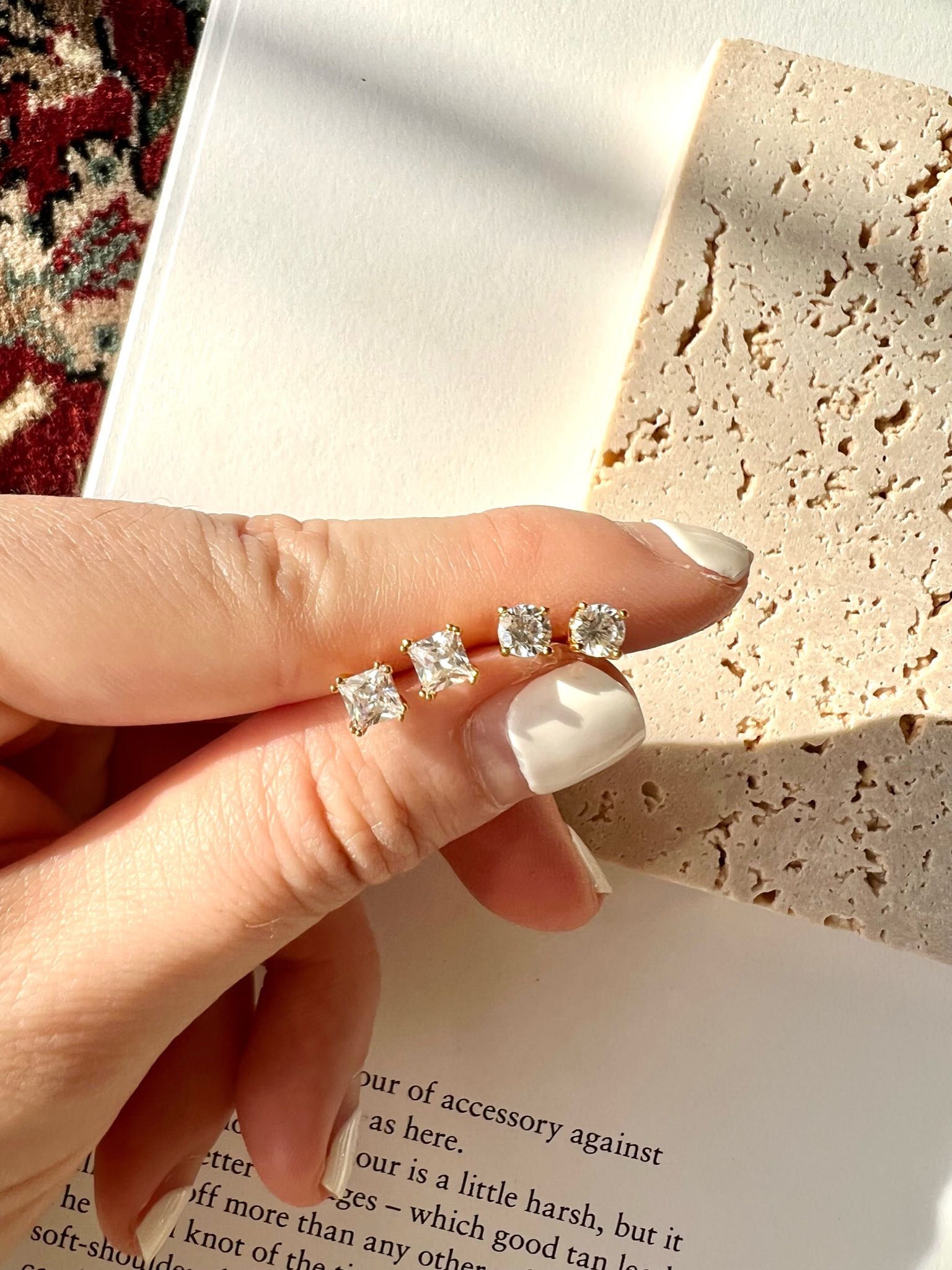 Crystal earring