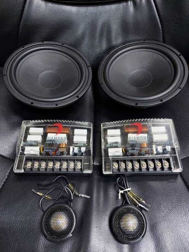 ลำโพงไฮเอนด์Diamond Audio M361 Made in USA6.5นิ้ว2ทางComponentเสียงเพชรSQแหลมโดมโลหะUSA