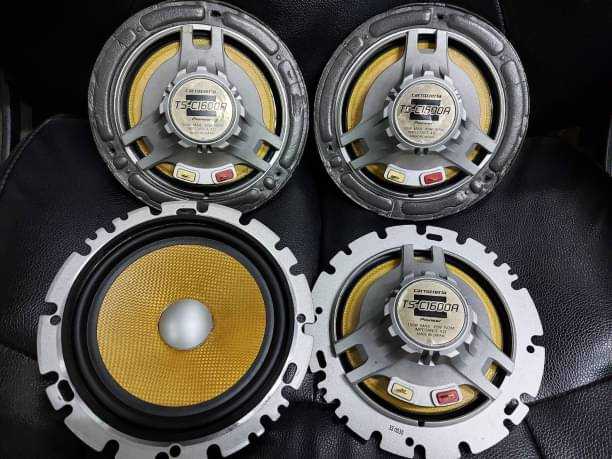 ลำโพงCarrozzeria TS-C1600A 6-6.5นิ้วMade in Japanแม่เหล็กเหลวเสียงสะอาดSQหรูเบสนุ่มกรวยเครฟล่าห์