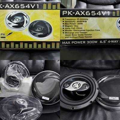 ลำโพง6.5นิ้วPKรุ่นExclusive PK-AX654V1 4ทางเสียงดีรายละเอียดเพราะเบสเด่นแหลมใสมีมิติครบทุกรส