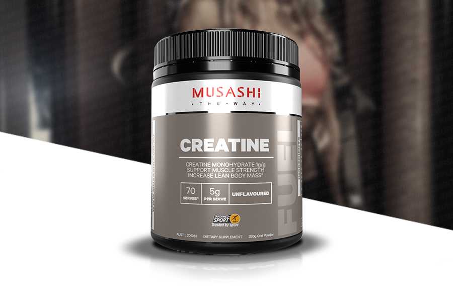 Musashi Creatine คลีเอทีผง เพิ่มแรง (ไม่มีรสชาติ) ขนาด 350 g.