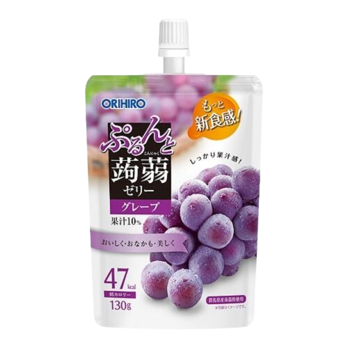 Orihiro Konjac Jelly Pouch Grape Standing