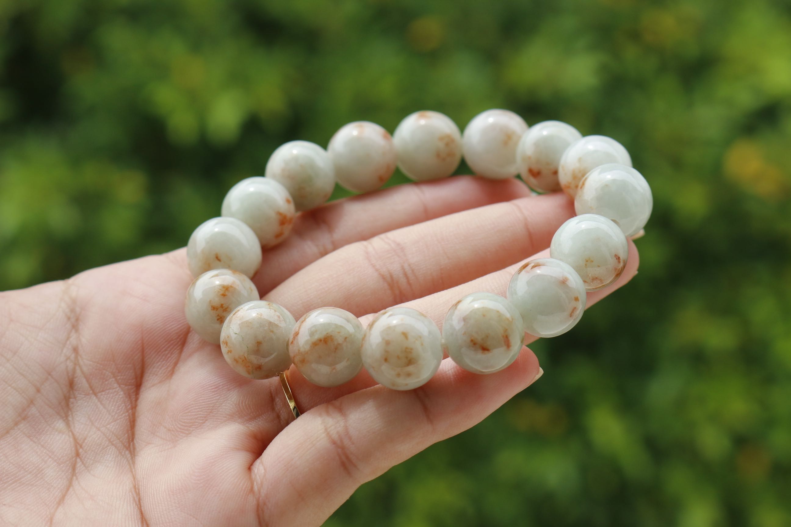 Natural Hok Lok Xiu Jade Bracelet 