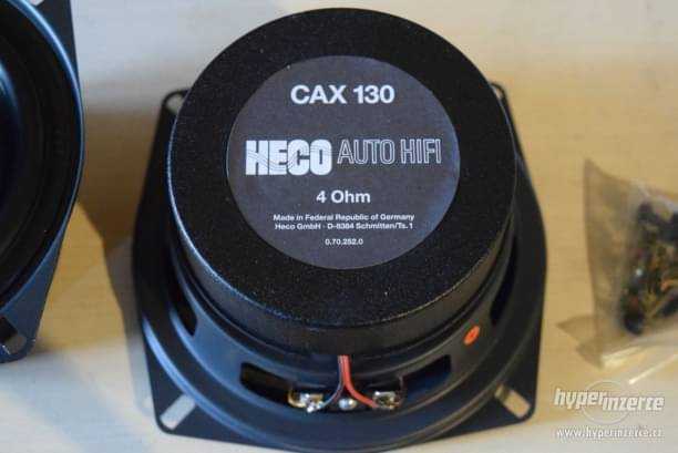 ลำโพงคุณภาพระดับท็อปHECO CAX130Auto Hifi 2ทาง5.3นิ้วCoaxial speakerรีวิวเยอะนำเข้าเยอรมัน