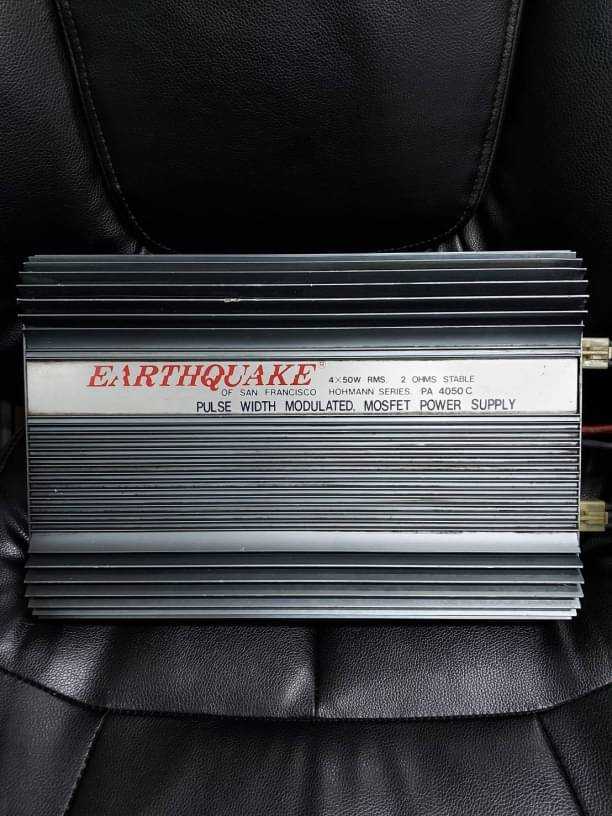 แอมป์ Earthquake of San Francisco PA4050C Hohmann series High Current 4 Ch. beastนำเข้าแท้USA