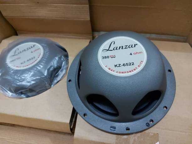 ลำโพงLanzar KZ-6522 6.5นิ้ว2ทางcomponent kitsเสียงไฮเอ็นแนวหรูใสหวานนุ่ม ดีไซน์หรูหรา นำเข้า
