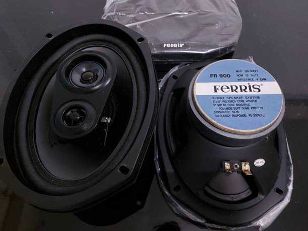 ลำโพง6x9Ferris FR-900 3ทางออโต้โมทีพแนวเสียงSQเนียนกังวานเสียงกลางโปร่งเสียงแหลมละเอียดนำเข้าUSA