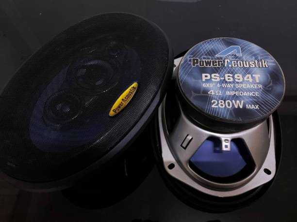 ลำโพง6x9Power Acoustik PS-694T 4ทางแกนร่วมหายากเสียงดีรายละเอียดชัดกลางแหลมเด่นสดหวานใส