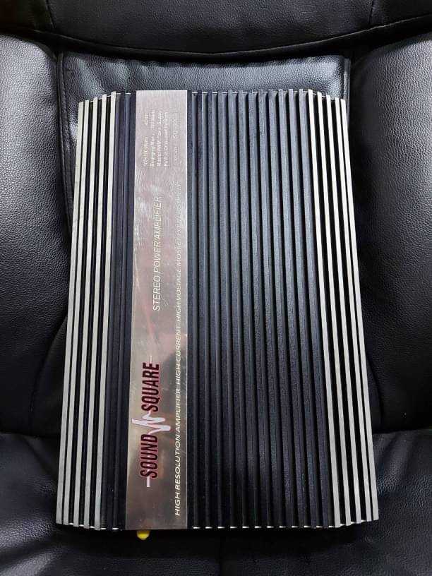 พาวเวอร์แอมป์Sound Square SQ-300 2Ch High resolutionครอสโอเวอร์ในตัวเสียงดี ใสขับแรงรายละเอียดดีมาก