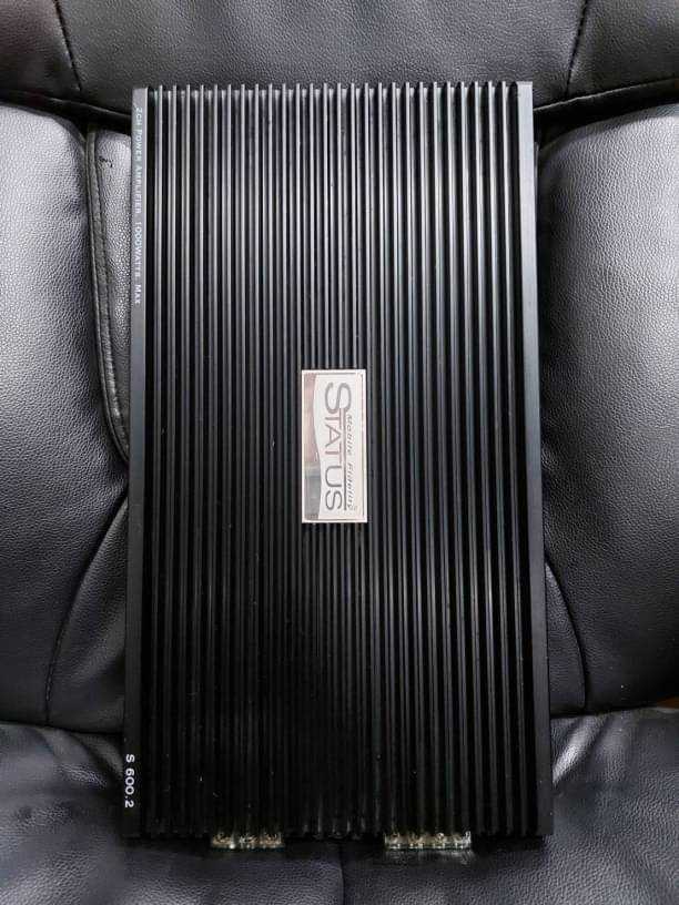 แอมป์รถยนต์ Status S600.2 2ch 1000Wเต็ม น้ำเสียงหรูใสสะอาดอิ่มเต็มไปด้วยพลังรายละเอียดชัดเจนมีมิติ