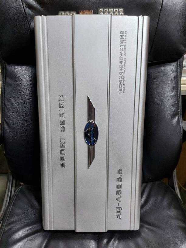 แอมป์รถยนต์ Audio Quart AQ-A885.5 / 5Ch.รุ่นใหญ่ ตัวใหญ่แรงดีเสียงเพราะดุดันขับหนักเปิดยาวทนทาน
