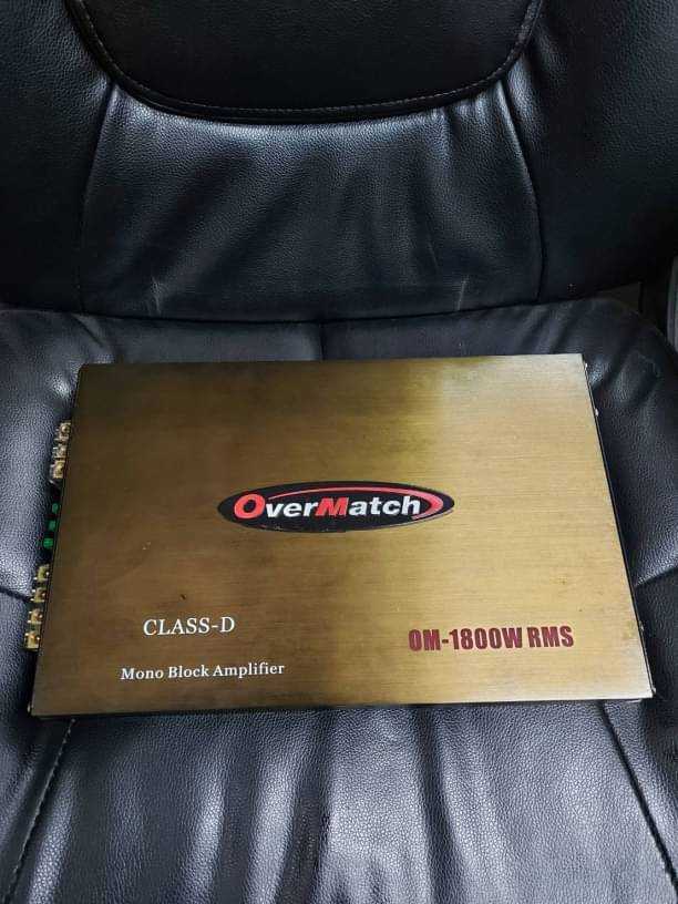 แอมป์รถยนต์ OverMatch OM-1800W คลาสD MonoBlock made in USA แอมป์ดุเจ้ายักษ์  เสียงดีSPL