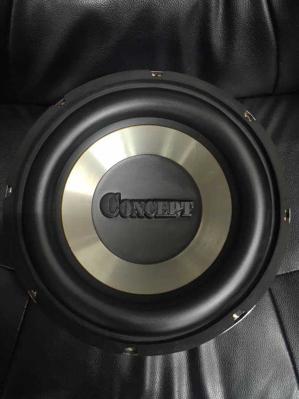 ซับ10นิ้วConcept CW-10 สินค้านำเข้าเสียงดี แน่นพุ่งดีขับหนักเหล็กปั้มกรวยลำโพงเป็นแบบTITANIUM