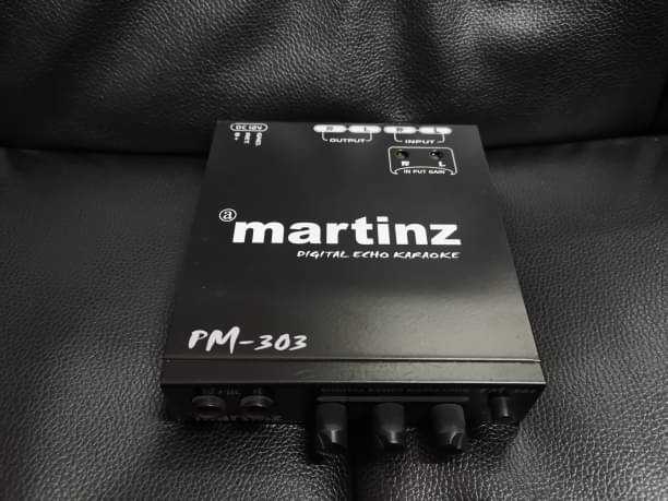 ปรีแอมป์ดิจิตอลคาราโอเกะ Martinz PM-303 ใช้งานง่ายแค่ต่อก็ร้องเพลงได้ไม่เบื่อตลอดการเดินทาง คุ้มค่า