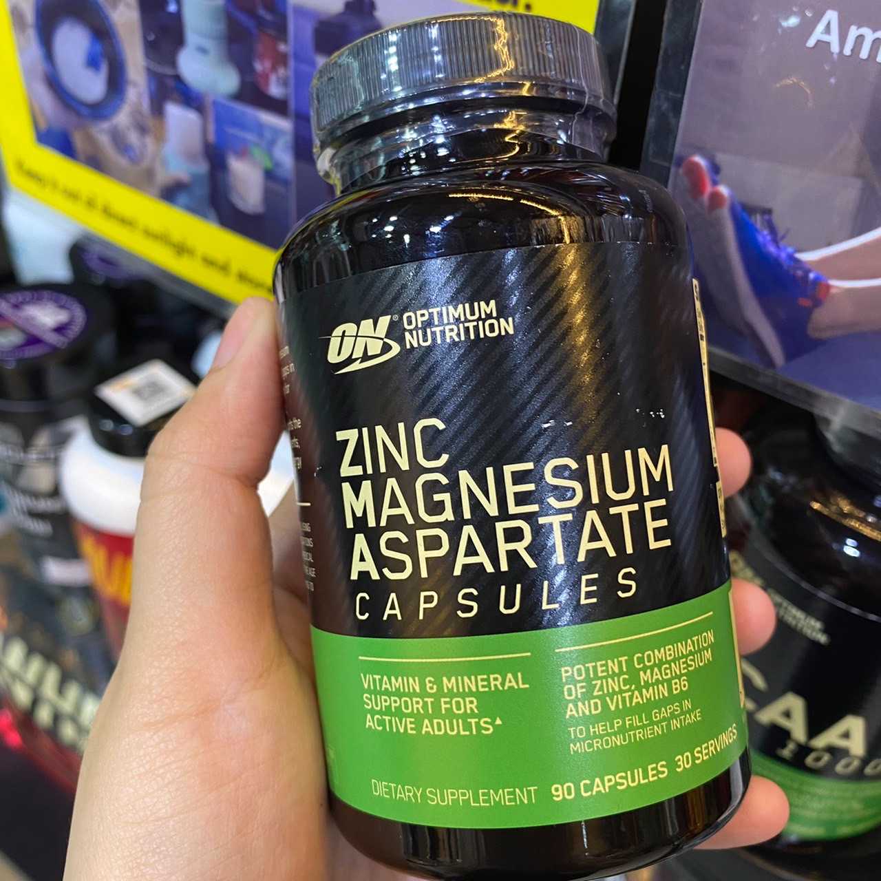 Optimum  ZMA 90'S. ซิงค์ แมกนีเซียม และ สังกะสี