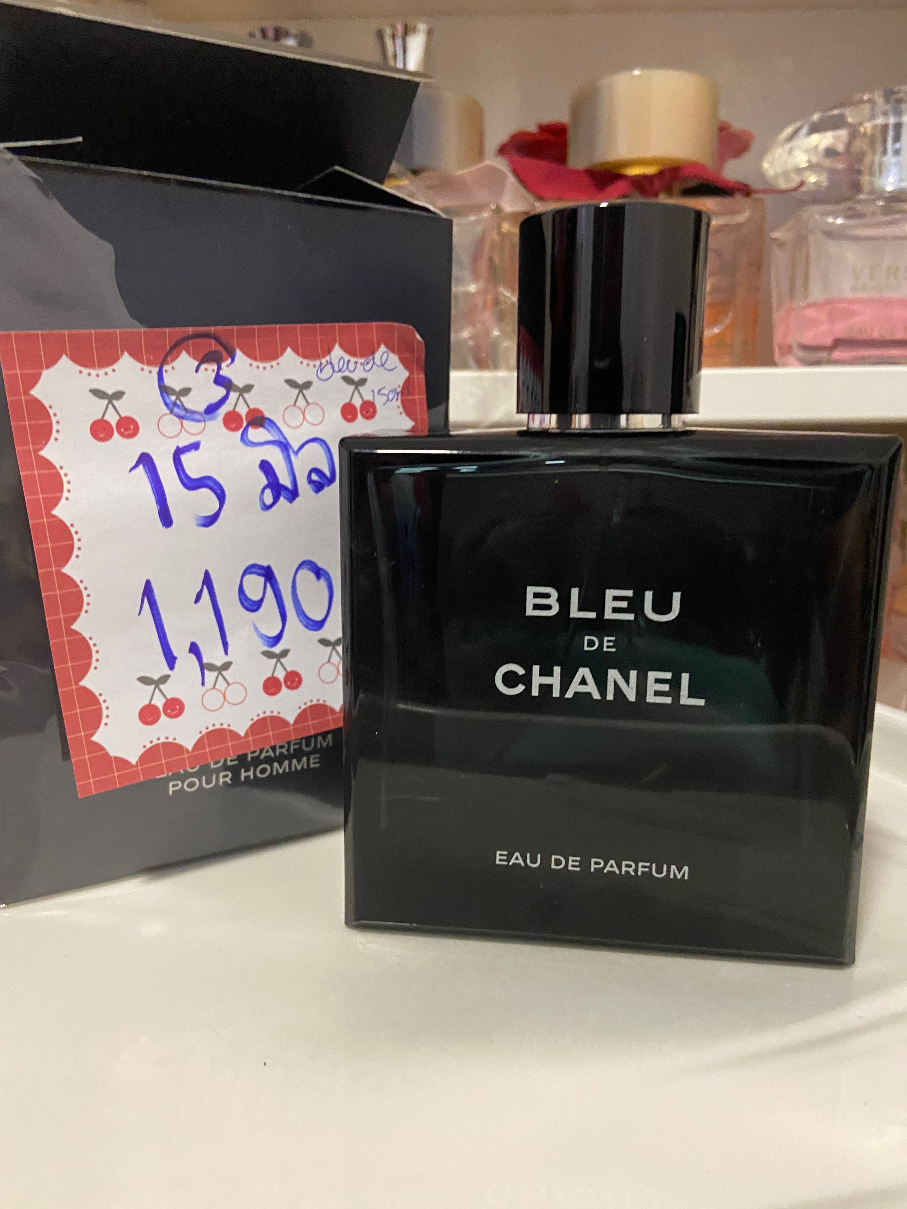 ❗️น้ำหอมติดขวด❗️Bleu de chanel EDP   ขวด 150ml🧡 เหลือ15ml🧡