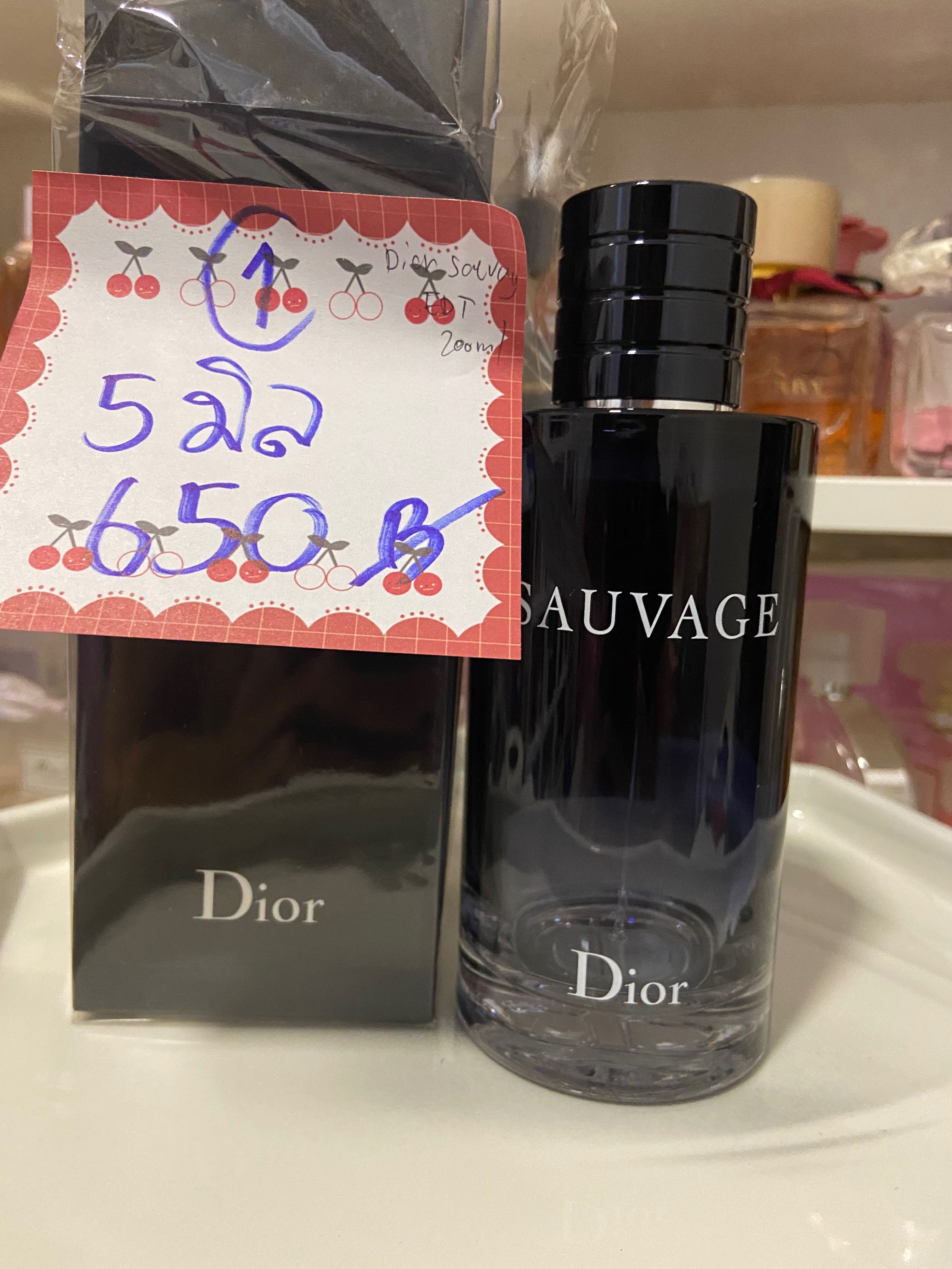 ❗️น้ำหอมติดขวด❗️Dior sauvage EDT ขวด 200ml🧡 เหลือ 5ml🧡
