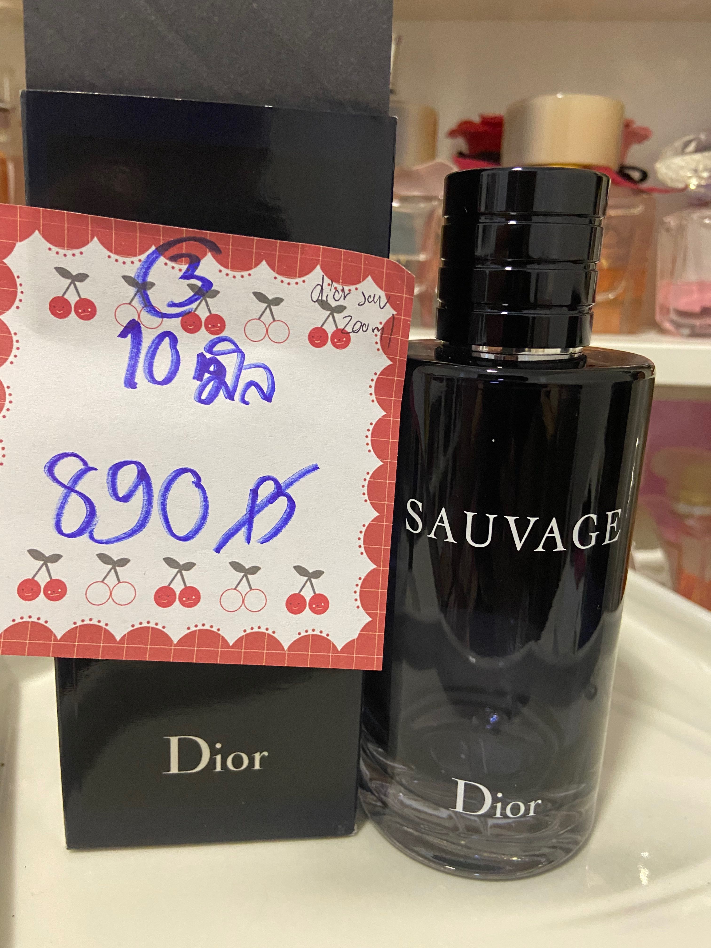 ❗️น้ำหอมติดขวด❗️Dior sauvage EDT ขวด 200ml🧡 เหลือ10ml🧡