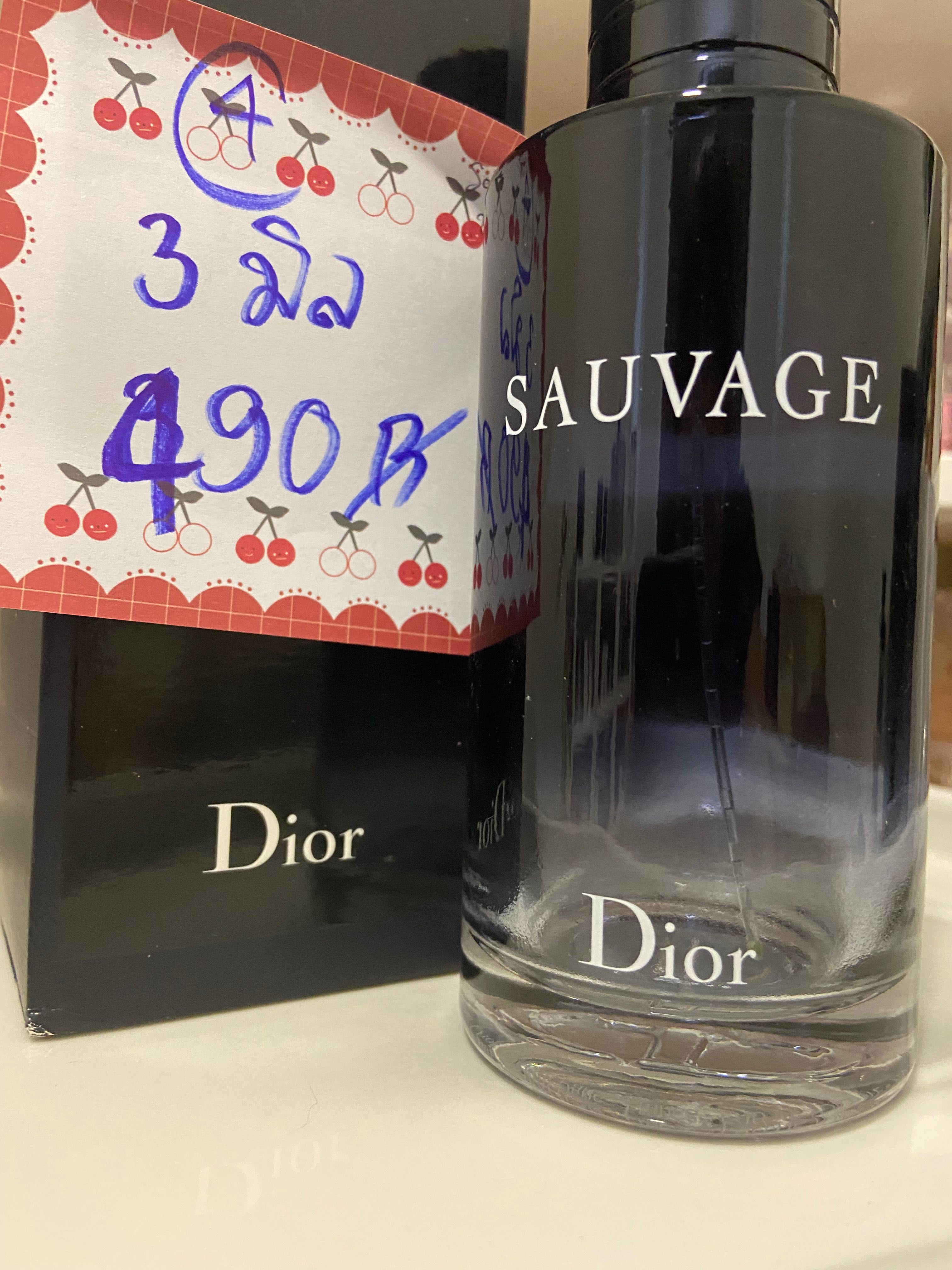 ❗️น้ำหอมติดขวด❗️Dior sauvage EDT ขวด 200ml🧡 เหลือ3ml🧡
