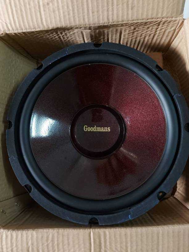 ซับ12นิ้ว Goodmans 1120P 300W Max Made in England รุ่น Professional Power Range เสียงหวานเพราะมาก