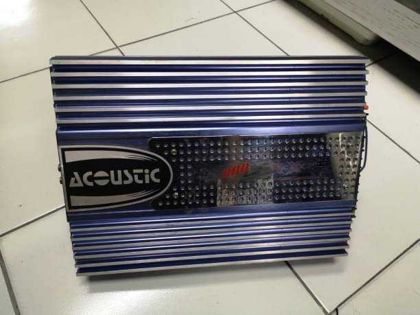 แอมป์รถยนต์ ACOUSIC 800W MF7575 4Ch. ขับกลางทีให้แนวเสียง SQโปร่งใสสมจริง ปลายแหลมมีมิติ