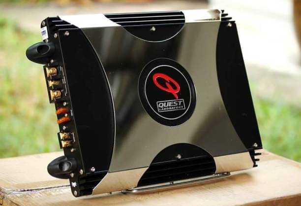 แอมป์ QUEST LABORATORY QLX-1KT คลาสTเสียงดีมาก ขับซับเฉพาะให้กำลังเหมือนClass Dแต่ได้รายละเอียดAB