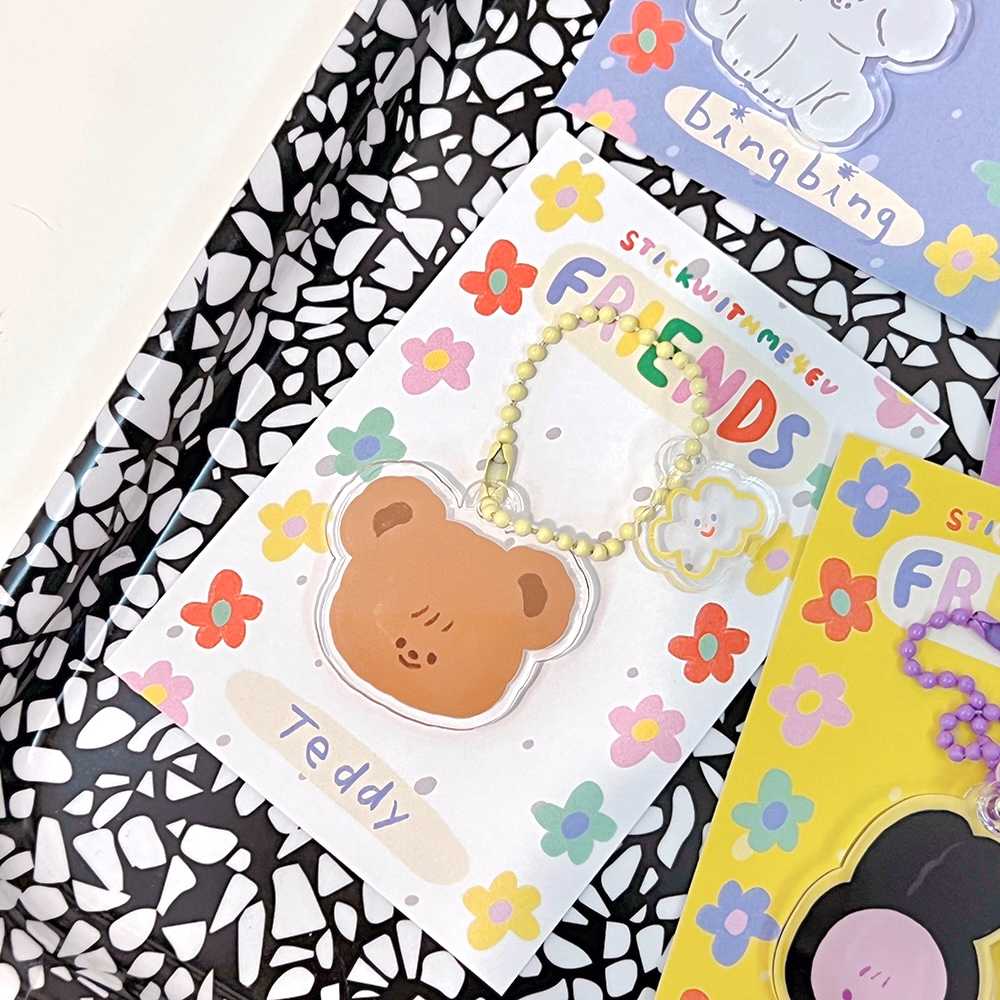 Friends acrylic keyring : Teddy