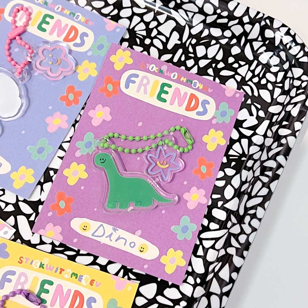 Friends acrylic keyring : Dino